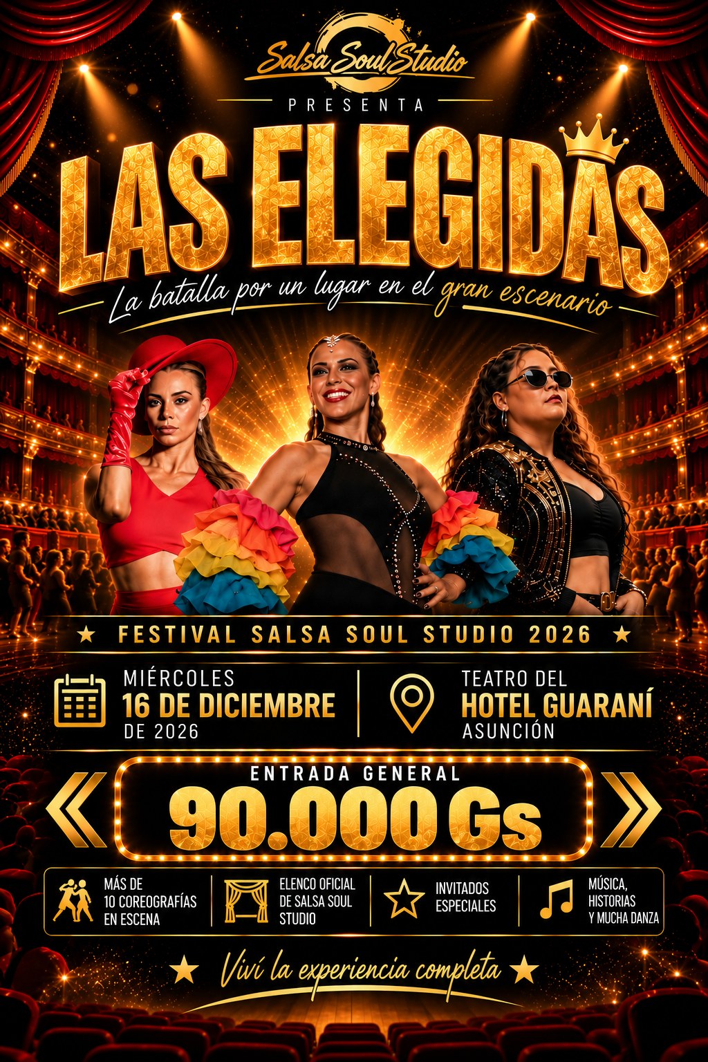 Las Elegidas — Festival Salsa Soul Studio 2026 · Entradas en venta