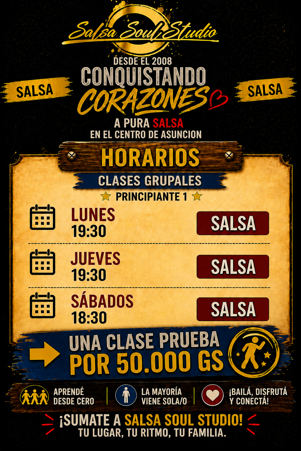 Horarios Principiante 1